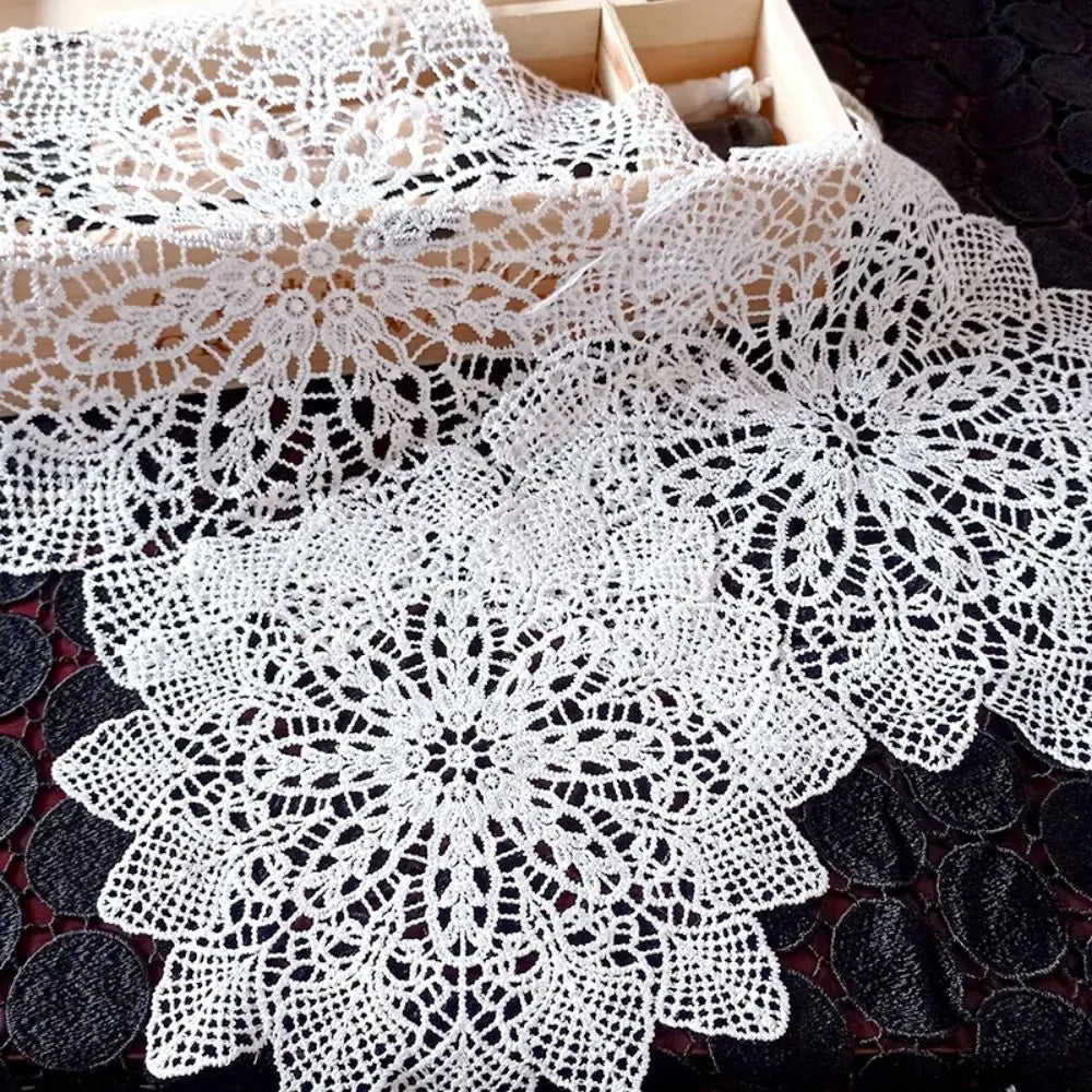 Floral Lace Crochet Table Coaster