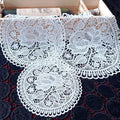 Floral Lace Crochet Table Coaster