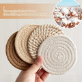 Minimalist Cotton Drink Coaster Set